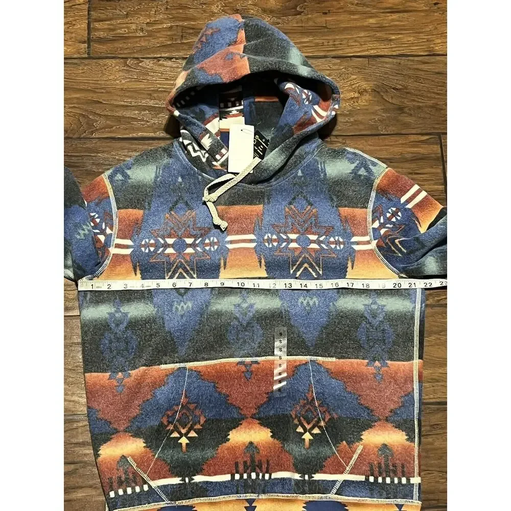 Polo Ralph Lauren Mens Sz S Aztec Southwestern Beacon Hoodie Sweatshirt NWT